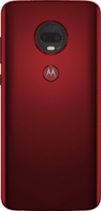 Moto G7 Plus trasera rojo