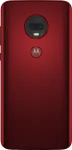 Moto G7 Plus trasera rojo